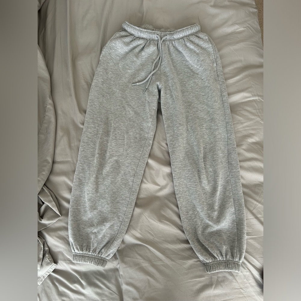 Grey sweatpants